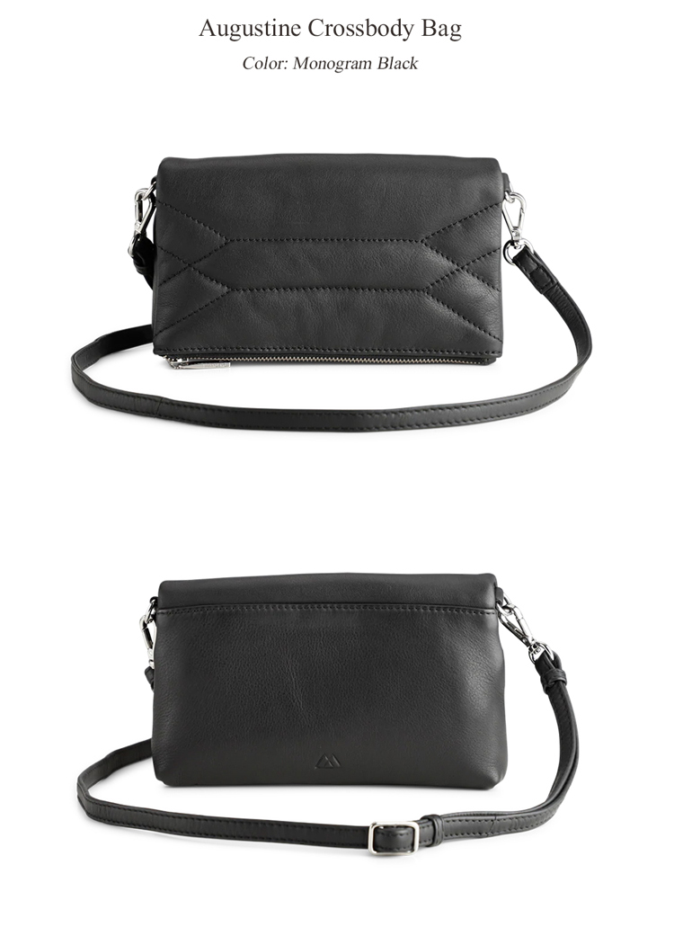 Augustine Crossbody BagColor: Monogram Black